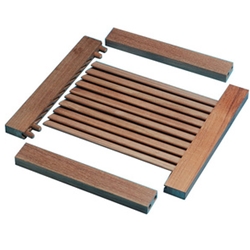 Whitecap 60881 Louvered Door Top or Bottom Stile 4' | Blackburn Marine Teak Accessories